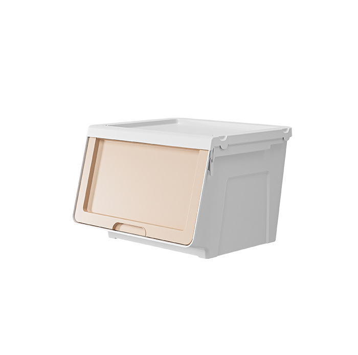 Household Storage Box Front Open Hippo Mouth Storage Basket Household Clamshell Snack Storage Box Clothes Storage Box Item Picture