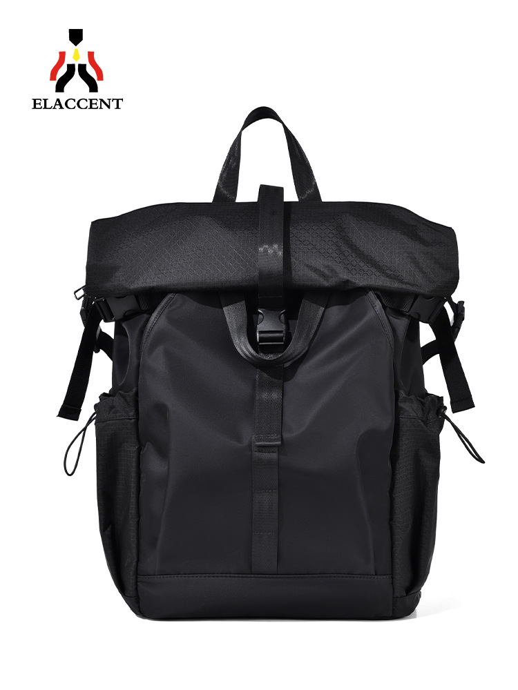 Men's backpack, functional travel, sports, outdoor hiking, cycling, large-capacity backpack, male college student computer schoolbag Item Picture