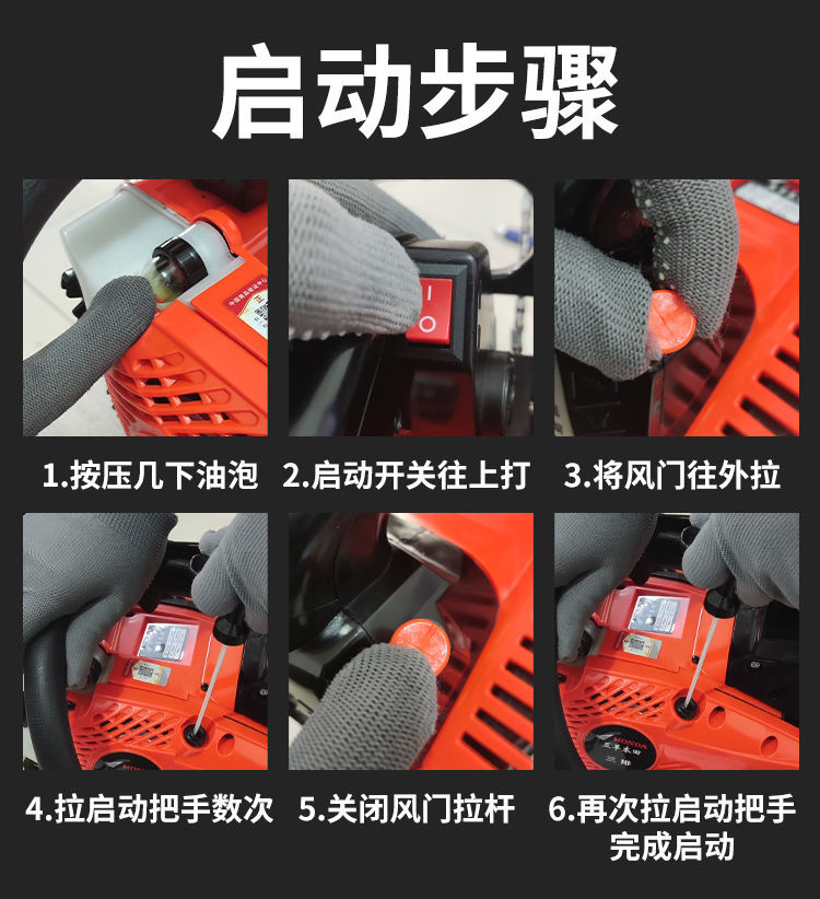 Small Chainsaw Portable Handheld Gas Saw Logging Saw Bamboo Saw 12 Inch Chainsaw Small Household Chainsaw Application Scenario