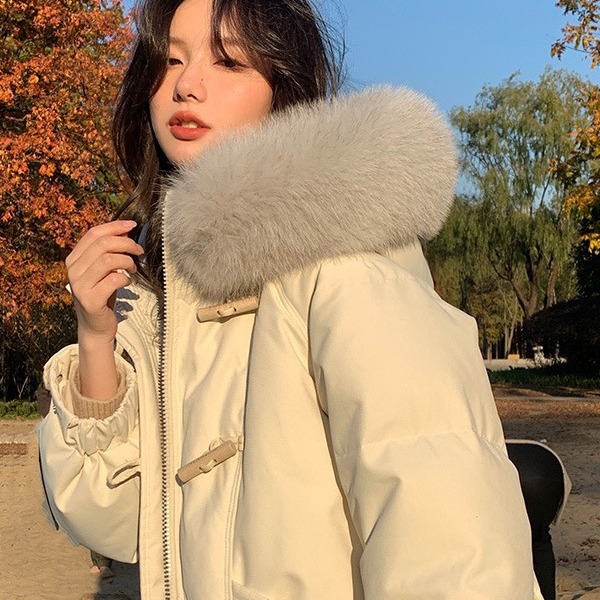 The Same Down Jacket Under The Line Women's Mid-Length 2023 New Explosive Fashion Korean Version Of Winter Thickened Over The Knee Coat