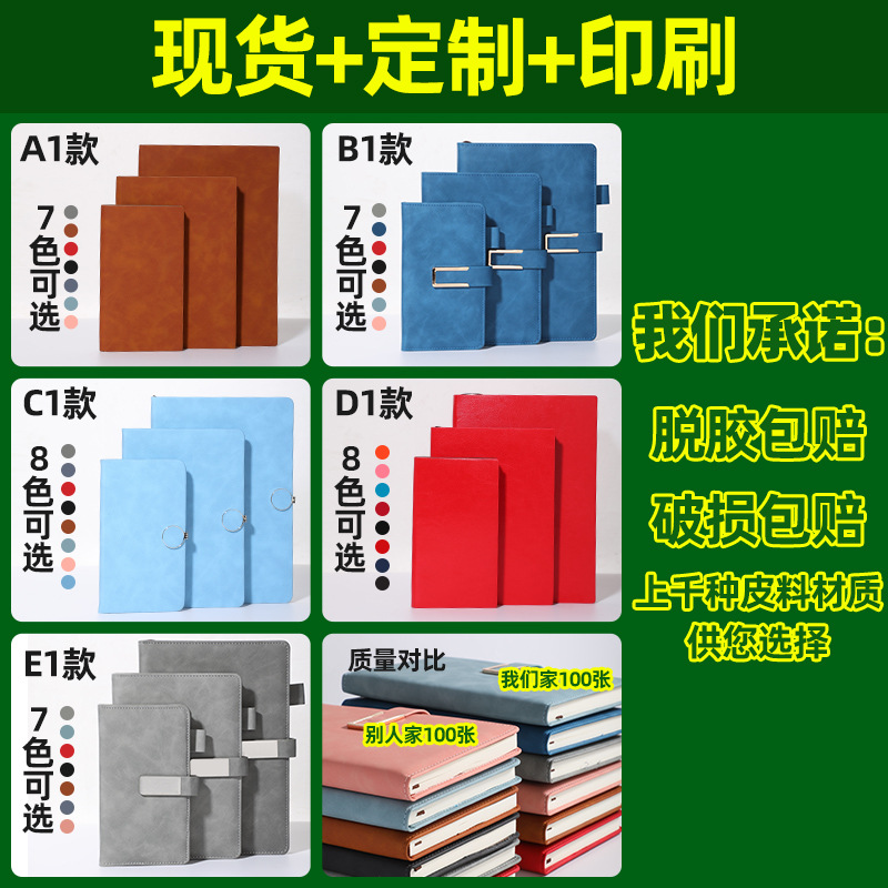 Customized stationery products for notebooks, small notebooks a5 notebooks, thickened notebooks, business notebooks wholesale Specification image