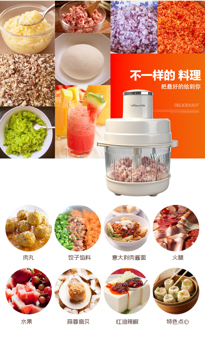 和面机全自动揉面机打面机家用绞肉机大容量料理机发面机批发详情3