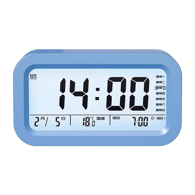 New smart electronic clock desktop watch, children's, boys' and girls' alarm clock, student-specific wake-up wonder, alarm 17 Item Picture
