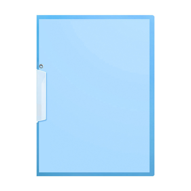 Wholesale A4 color rotating side-opening flap folder swing lever holder PP file folder office storage file folder Item Picture