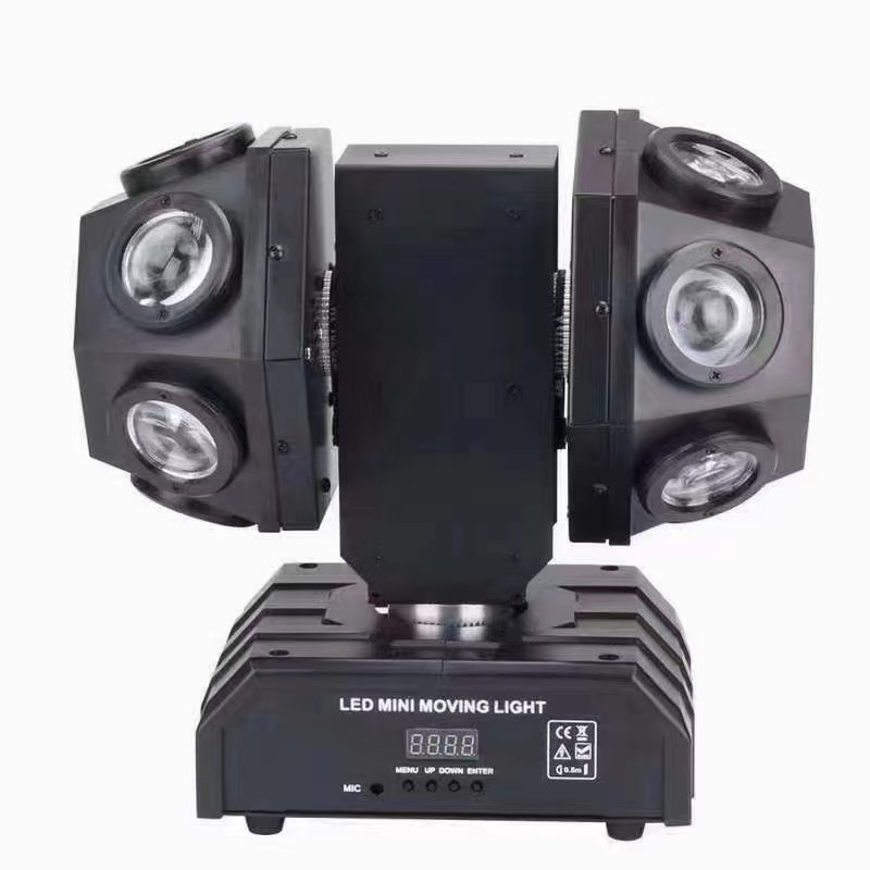 12 double-ball moving head beam lights, laser moving head lights, private room KTV flash lights, stage lights, rotating laser lights Item Picture