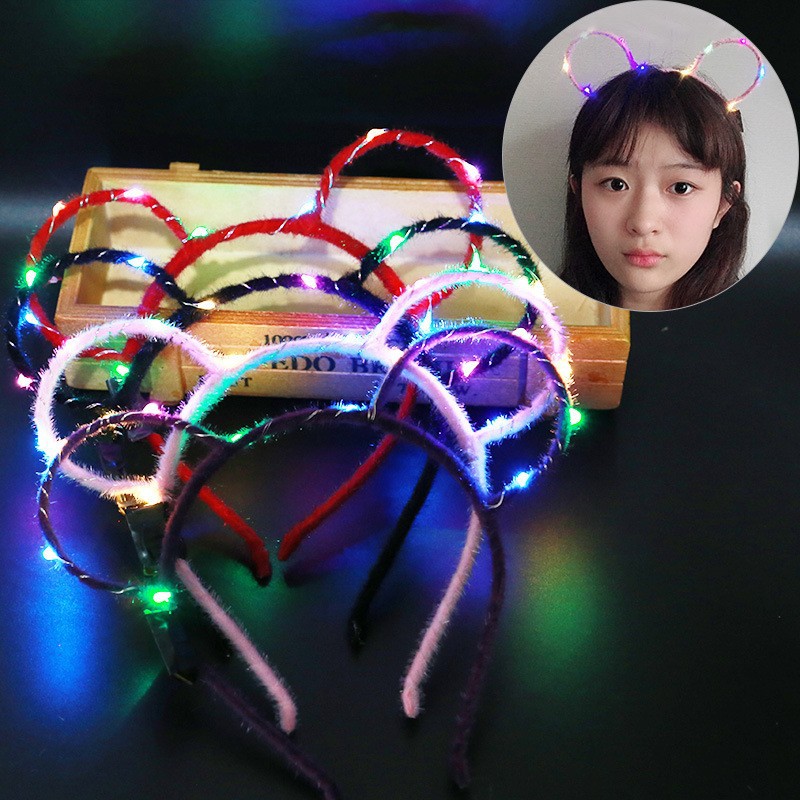 晚上会发光夜市摆摊小商品火爆项目产品儿童地摊地推玩具头饰女孩细节图