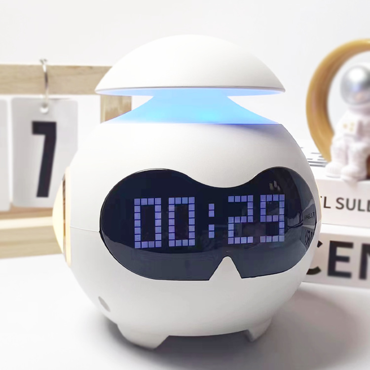 Cute expression alarm clock smart light 2024 New model Bluetooth speaker, multi-functional atmosphere night light for students and children customized Application Scenario