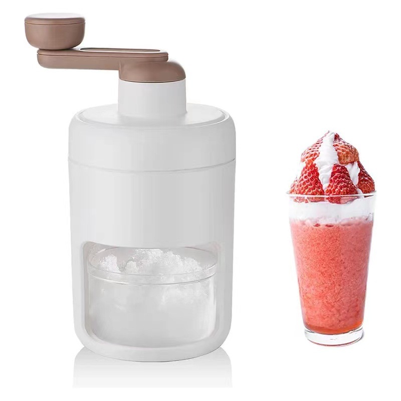 家用厨房手动碎冰机手摇刨冰机奶昔制作冰沙机碎冰器绵绵冰神器