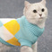 新款宠物毛衣猫咪狗狗通用针织毛衣翻领两脚易脱换宠物衣服定制图