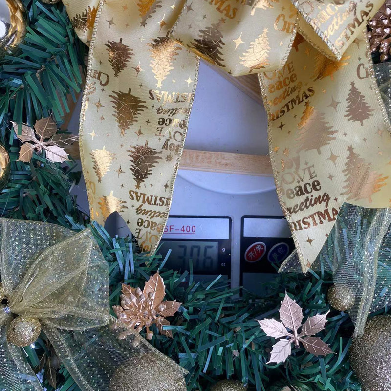 Factory Direct Bows Christmas Wreaths Holiday Parties Advent Christmas Wreaths Door Hanging Wreaths Christmas Decorations Application Scenario
