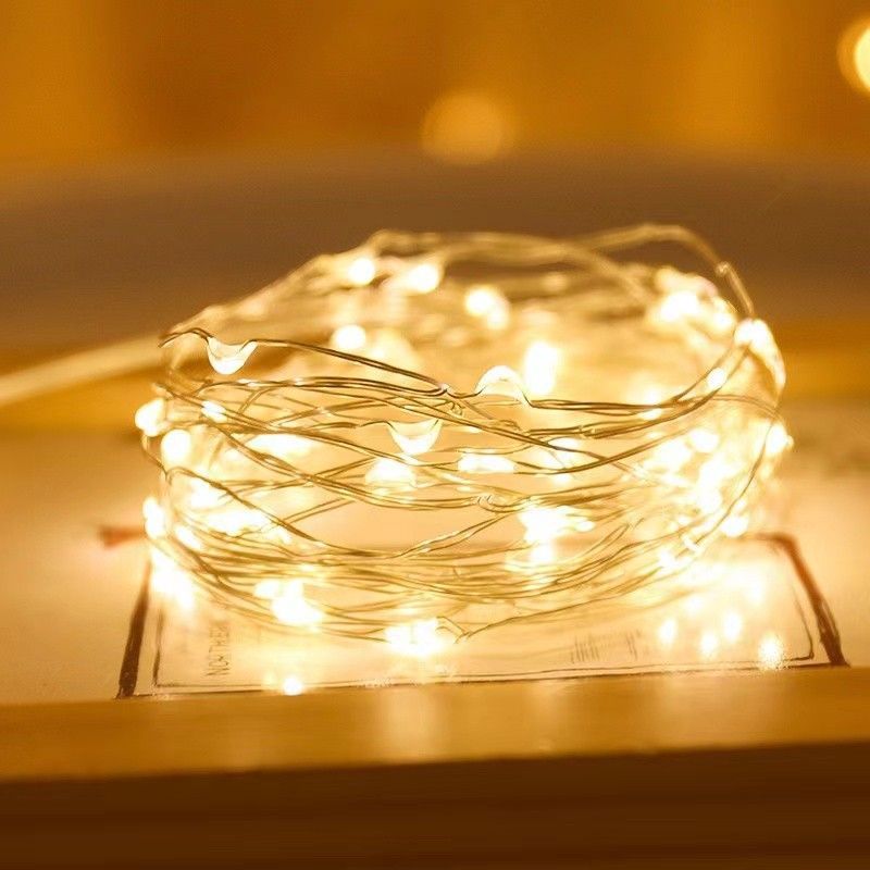 Low-price wholesale of popular LED string lights, starry sky, seven-color ambient lights, flashing lights, gifts, flowers and decorative string lights details Picture