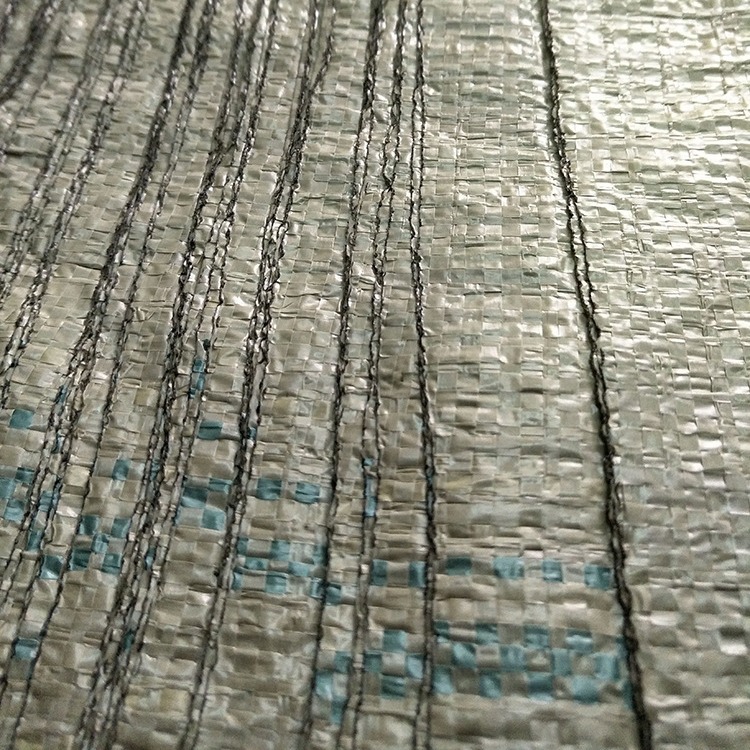 Yiwu in-stock grey plastic woven bags, snake skin plastic woven logistics box, drop-off and express packaging bags 120*150 details Picture