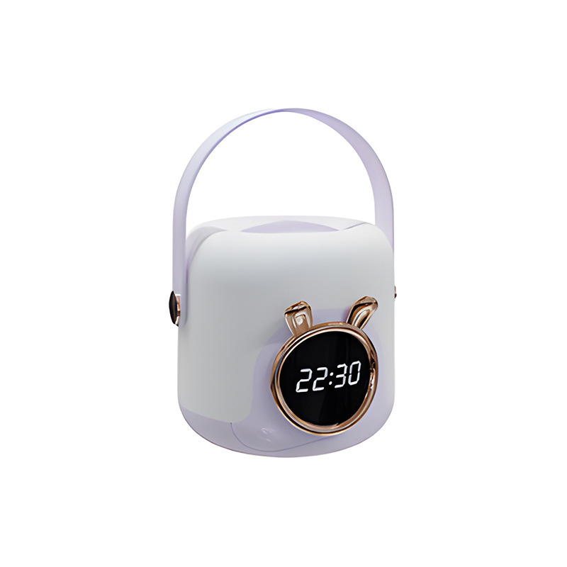 Cute pet portable clock light, USB charging, touch remote control night light, bedroom baby feeding, wake-up hand-held light Item Picture
