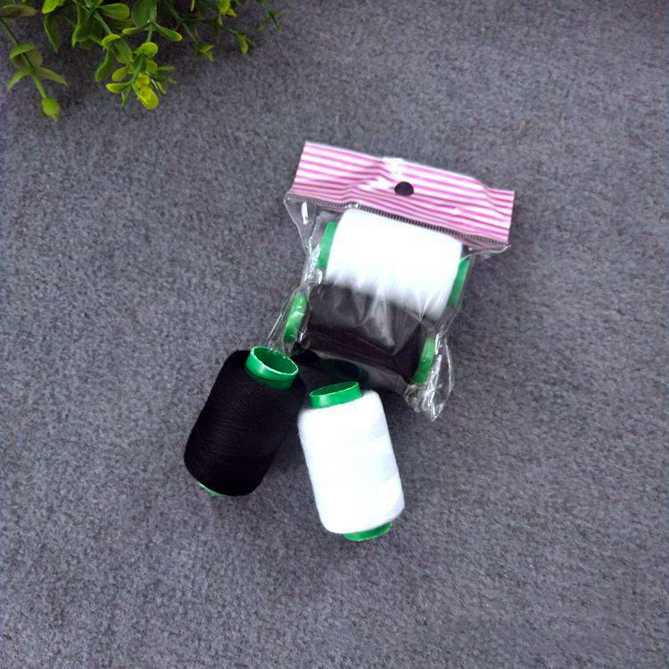 A set of 2 black and white thread cross-stitch needles and threads in a bag, sewing thread for foreign trade needlework, one-yuan small commodity wholesale Application Scenario