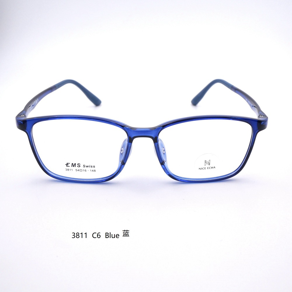 3811 TR90 ultra-light frame, retro spectacle frame, Chinese style, artistic Korean style, trendy full-frame, cool color series for teenagers Specification image