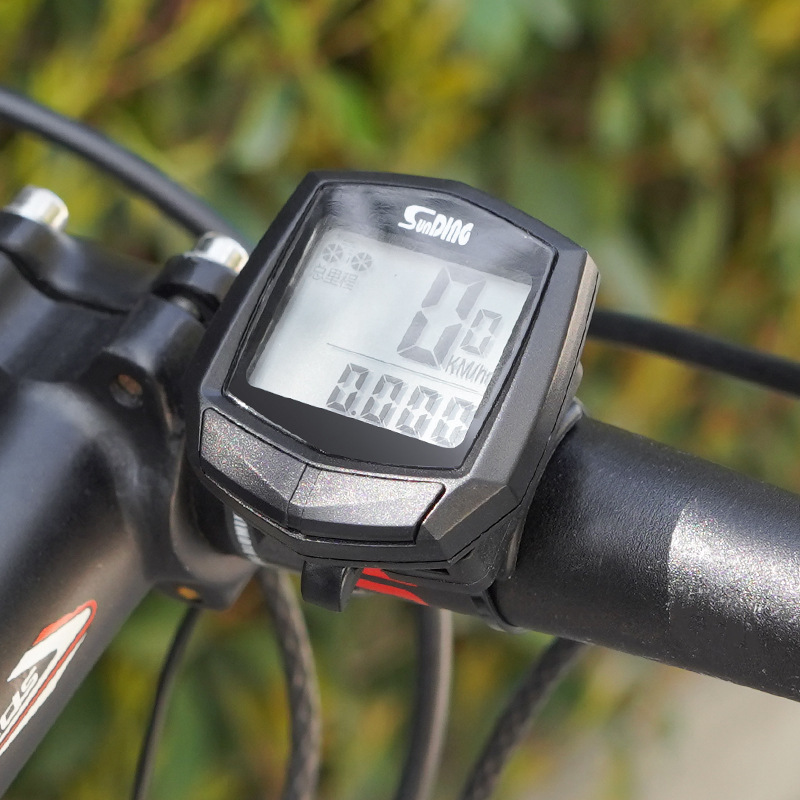 Shundong 581 odometer, mountain bike, odometer, Chinese and English speedometer, wired odometer, cycling equipment Specification image