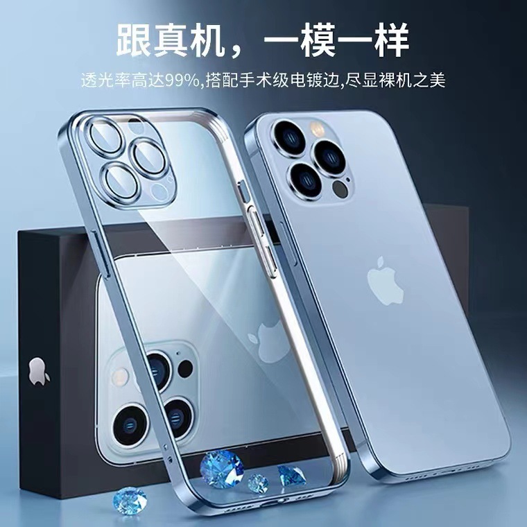 طبَّق نظام APhone16PRO على شريط فيديو TPU في غلاف يدوي عالي الكثافة TPU (Apple 15) مع حافظة XR كاملة details Picture