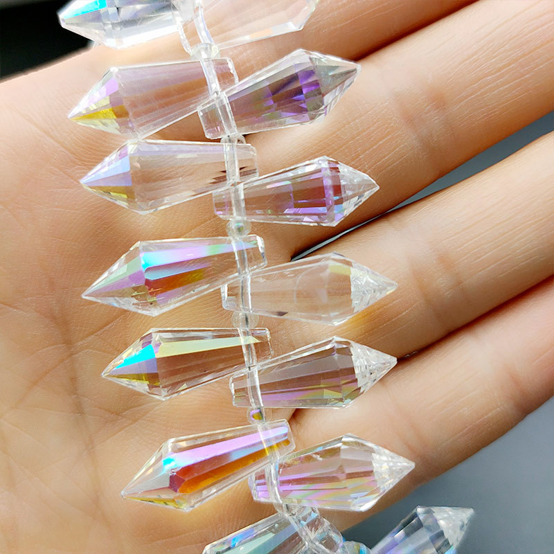 A Bunch Of Crystal Glass Jewelry Zhongnan Column Boutique Magic Antique Hairpin Pendant Handmade Materials Super Flash Item Picture