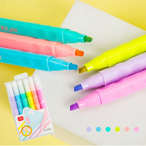 H161-6 Light color Eye care student supplies Highlighter correction materials Triangle pen holder Marker doodle learning tools