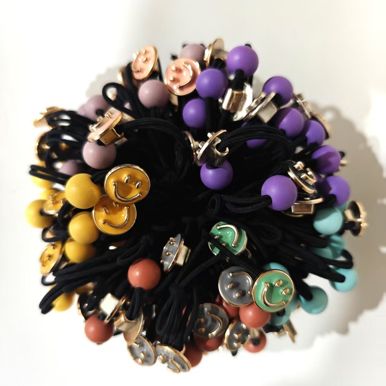 Office selection of hair ties, mixed hair ties, self-selected styles, children's rubber bands, adult hair ties, hair bands, 1 yuan mixed hair bands Item Picture