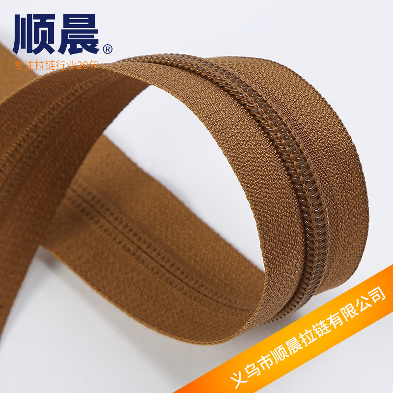Shunchen no.5 nylon cierre de cola cremallera cabeza de goma cierre de boca cremallera zapatos y botas ropa cierre automático de cierre de cremallera al por mayor Item Picture