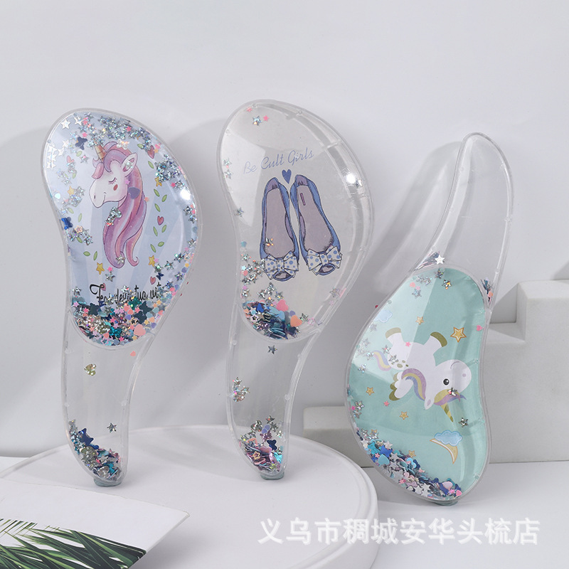 The new Katon Unicorn Women's hair comb and massage comb are classic and do not harm hair. They are dry and wet dual-purpose hair combs