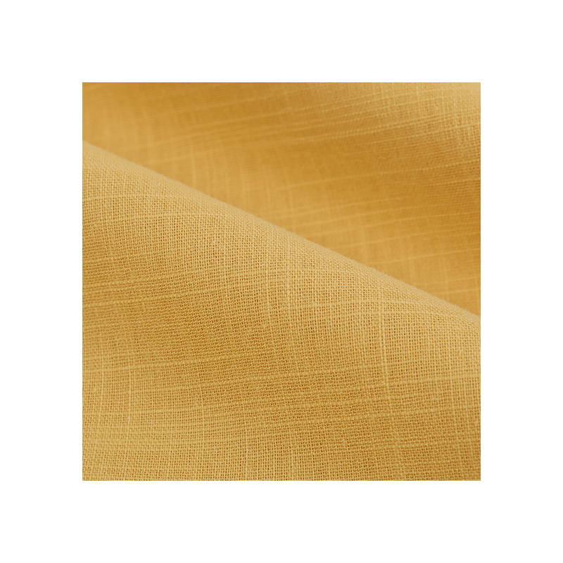 All-cotton 24*60 sand-washed bamboo-joint imitation linen non-elastic bamboo-joint cotton fabric Chinese-style cotton and linen shirt dress fabric Application Scenario