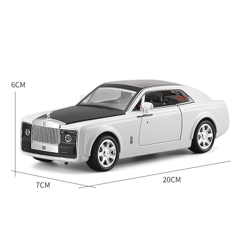 1:24 simulación laus pantalla les alloy roadster modelo juguete coche pendular colección niños sonido luz retrofuerza Item Picture