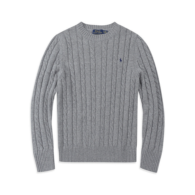 Men's 2024 new autumn and winter sporty youth trend round-neck pullover fashion coat, top knitted sweater, casual sweater