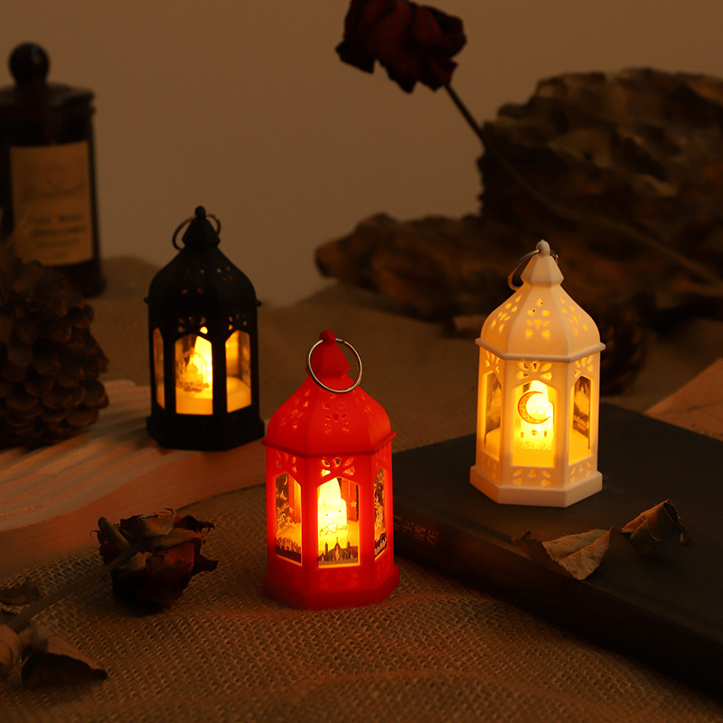 Central Europe Retro Candlestick Modern Simple European Lantern Castle Candle Stand Decoration Candlestick Halloween Atmosphere