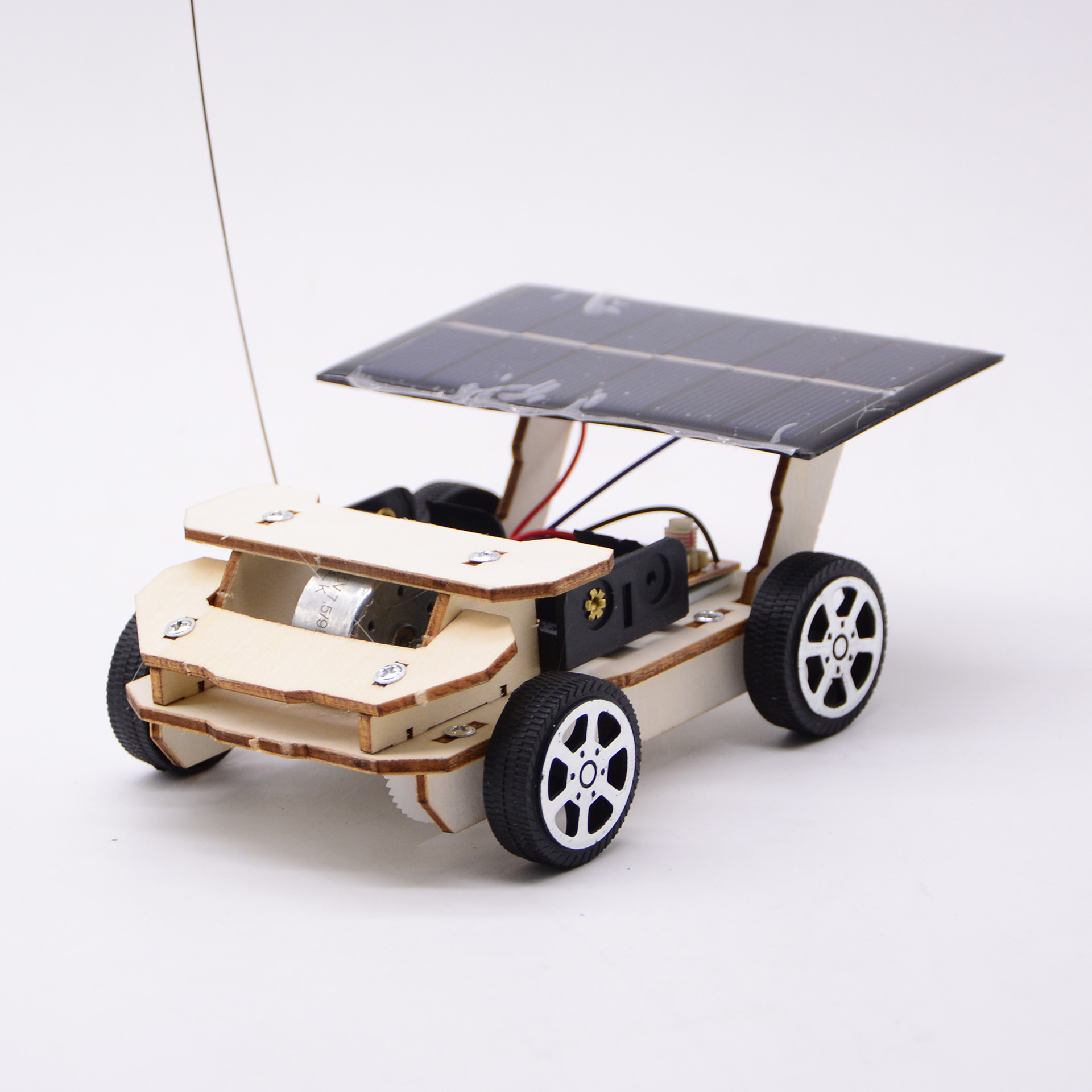 Xinyuan Solar remote control car, wireless racing car model, electric car, student DIY handicraft small invention materials details Picture