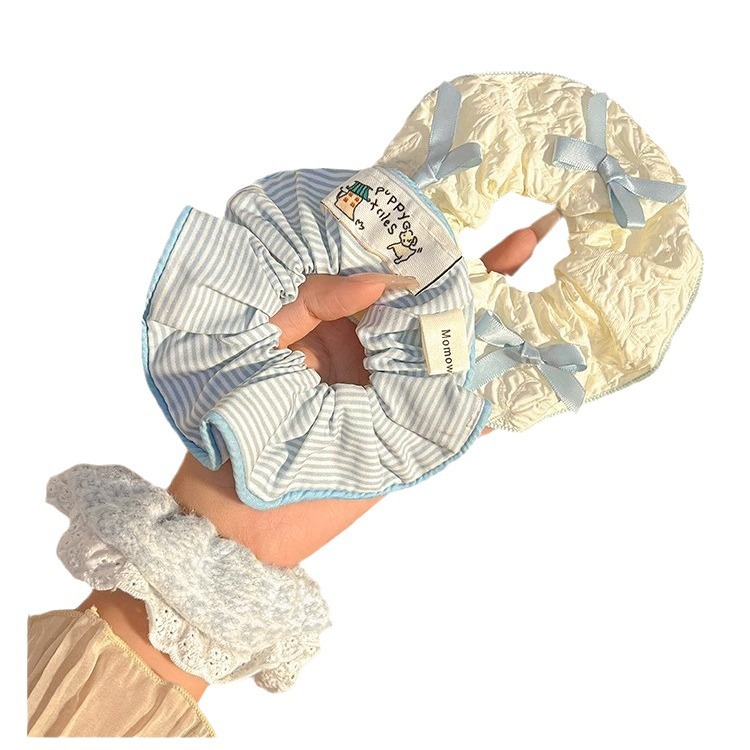 发圈/发夹/头绳/头绳女秋冬气质/发绳白底实物图