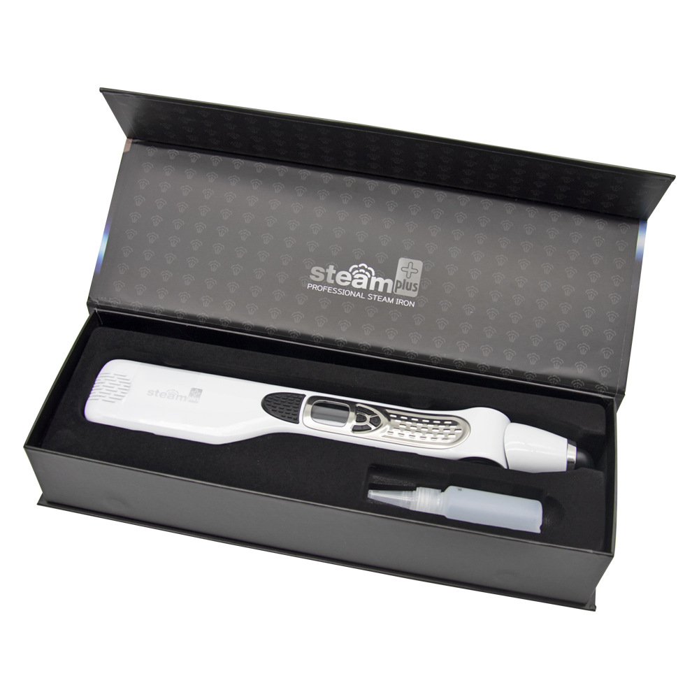 Cross-border e-commerce foreign trade steam hair straightener steampod is in stock and does not damage the titanium gold plate details Picture