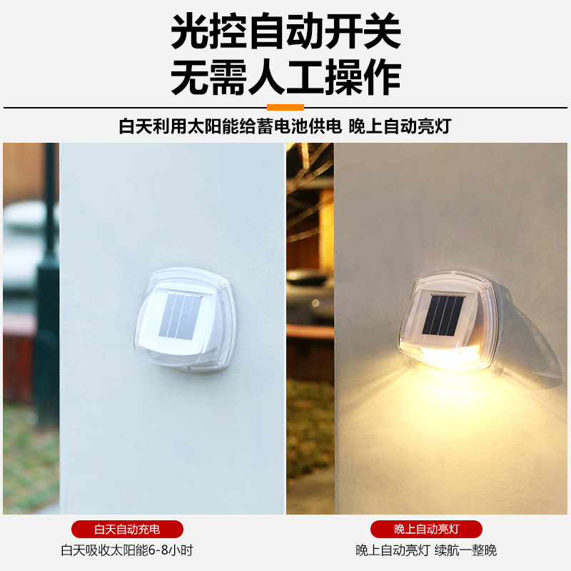 户外太阳能路灯/走廊壁灯/LED夜灯产品图