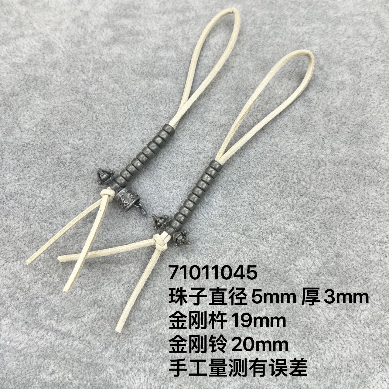 Handmade old Tibetan-style Buddhist prayer bead counter, bell and pestle ritual implements, retro pendant, bracelet, necklace, jewelry accessories pic 22