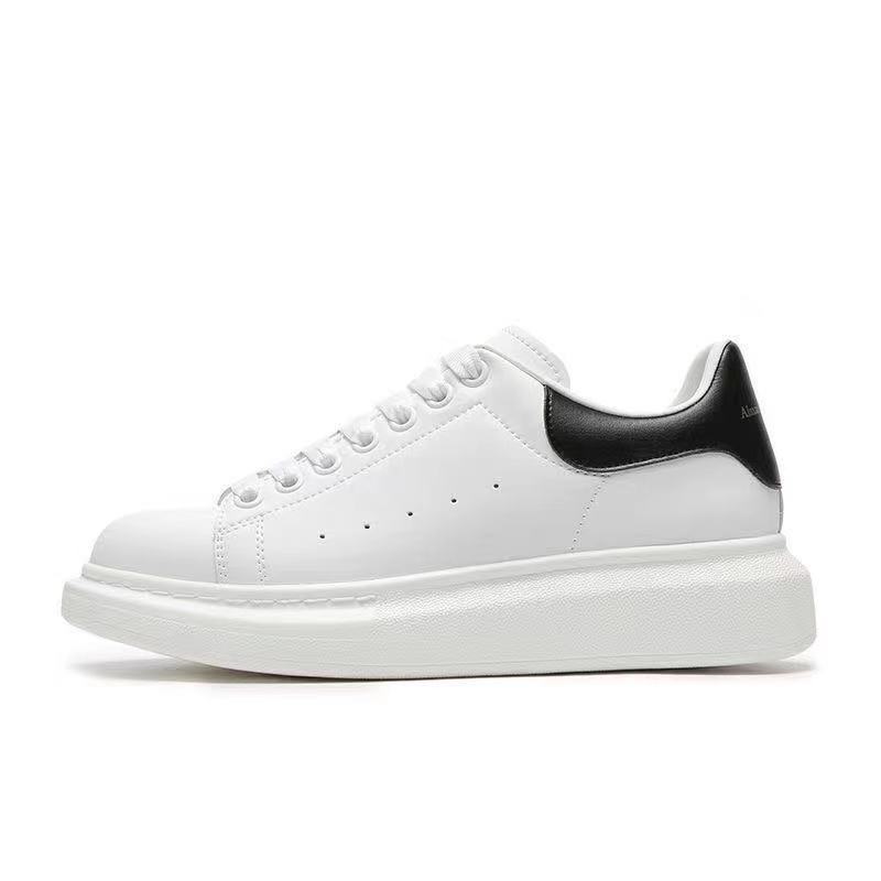 High Version Pure Original Mcqueen Men's Casual Shoes Sneakers Thick Soles Hundred Match Women's Small White Shoes Running Shoes Men's Shoes Women's Shoes Item Picture