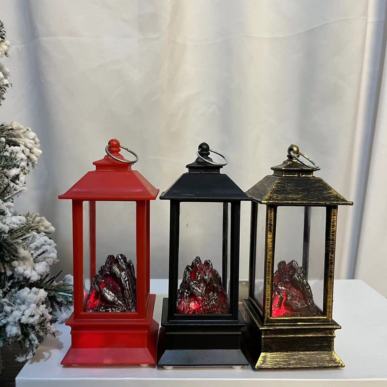 The New Explosive Christmas Wind Lamp Interior Small Wind Lamp Flame Lamp Candle Lamp Led Electronic Light Christmas Decoration Application Scenario