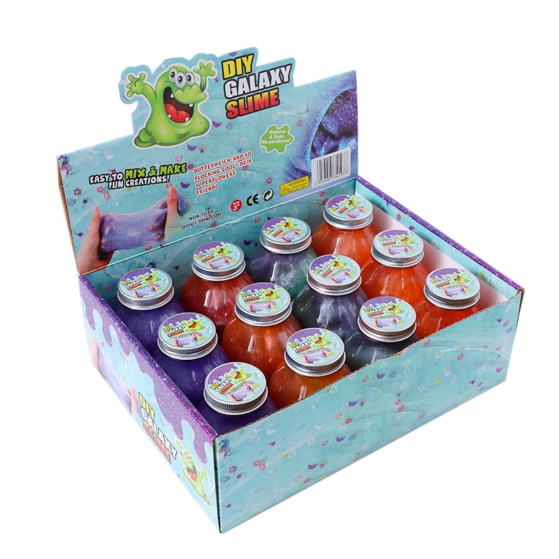 水晶土粘土/星空泥diy/泡胶高颜值/史莱姆玩具/彩泥手工白底实物图