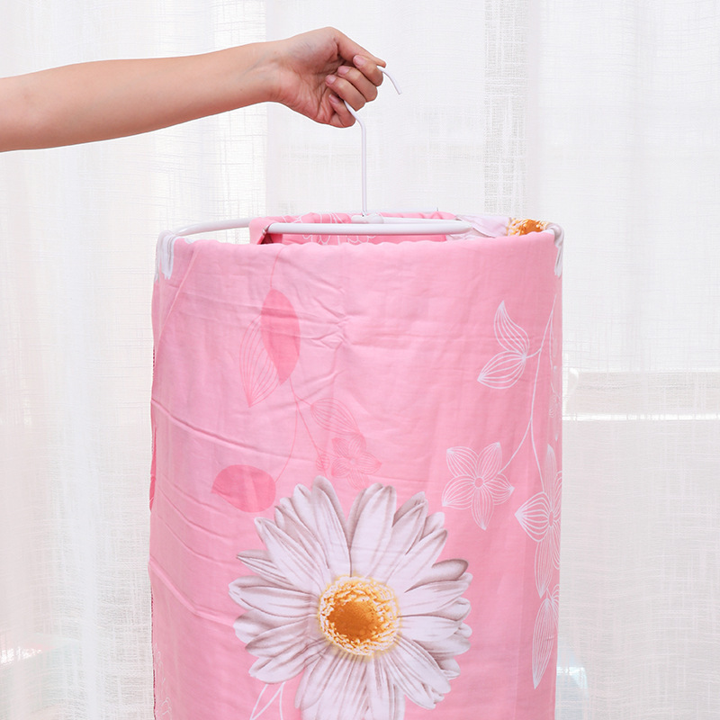 The circular rotating clothes hanger is a perfect tool for spirally drying quilts Specification image
