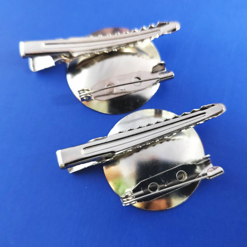 Factory wholesale base, tray, brooch, metal clip, disc pin, diy brooch accessory, with bowl piece, buckle pin