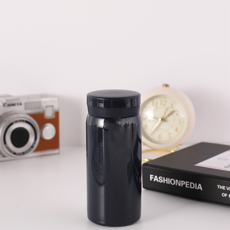 Ins304 Stainless Steel Thermos Cup Pure Color Fan You Compact Portable Pocket Cup Cute Children's Cup Handy Cup Specification drawing