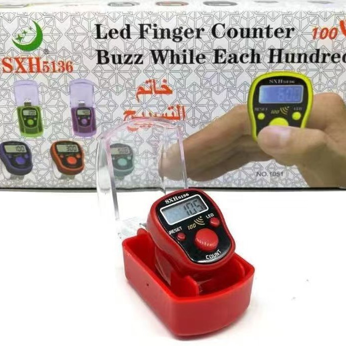 Manufacturers Direct Finger Mini Electronic Hand Press Digital Display Manual Count Customer Charging Ring Read Count Ring Count Specification drawing