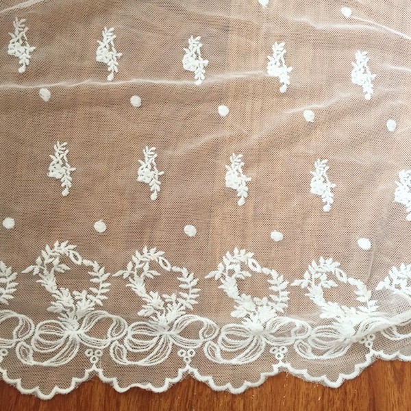 Clothing, home textiles, decoration, curtains, lace, mesh, embroidery, organza, accessories, belts, 21-42.7cm wide lace details Picture