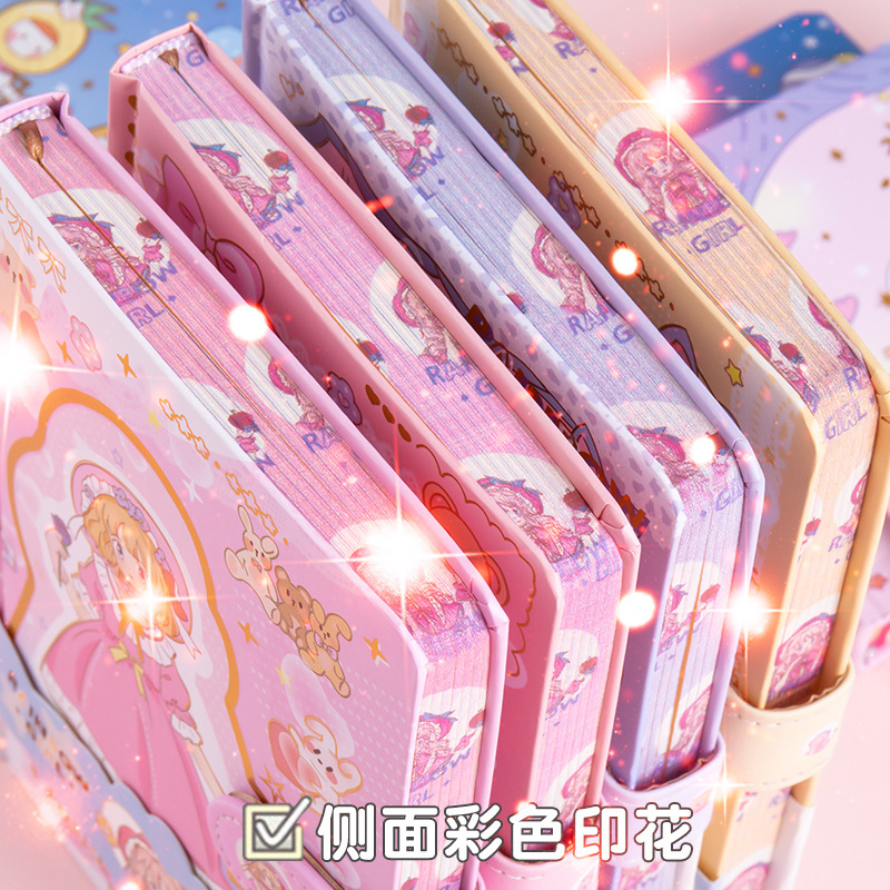 本子/戴锁毛绒本/笔记本/笔记本日记本/手账本细节图