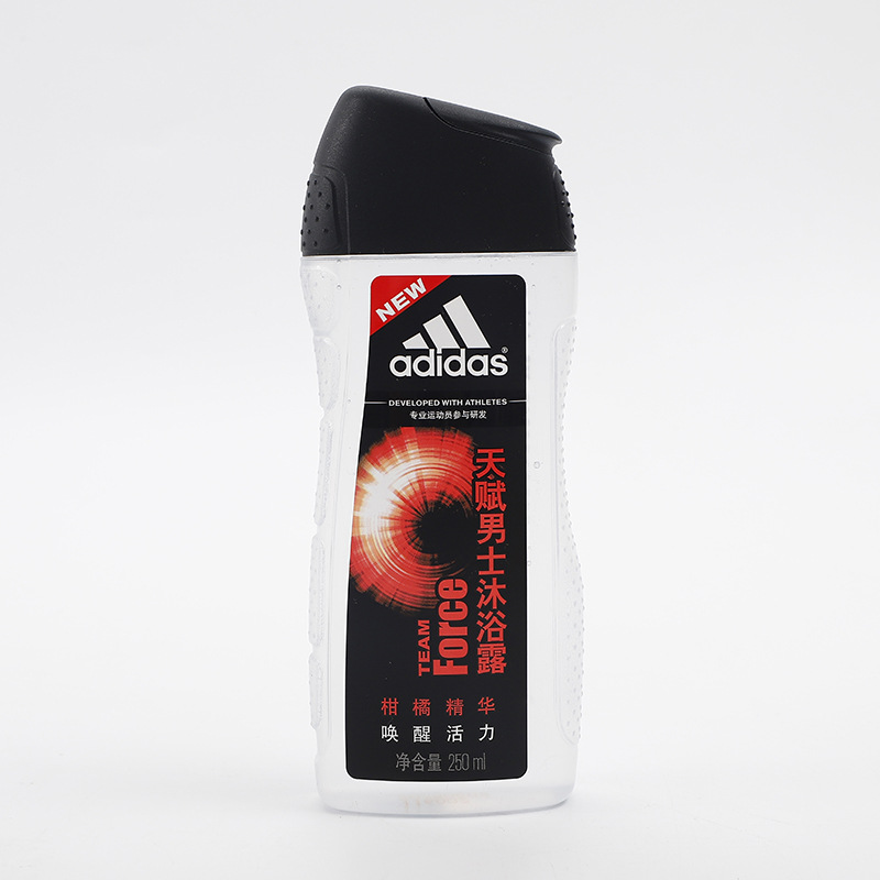 Adidas Men's Body Wash 250Ml Bath Shampoo Stay Fragrance Bath Lotion Sports Fragrance Portable Vial Item Picture