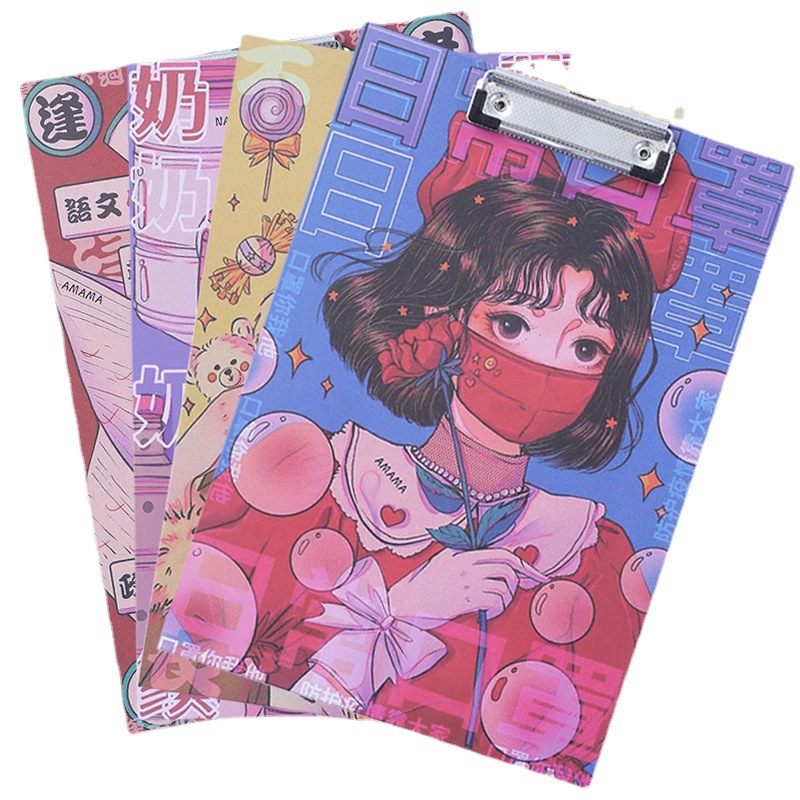 文件夹/资料册/夹子文件夹/文具夹子/抽杆夹塑料白底实物图