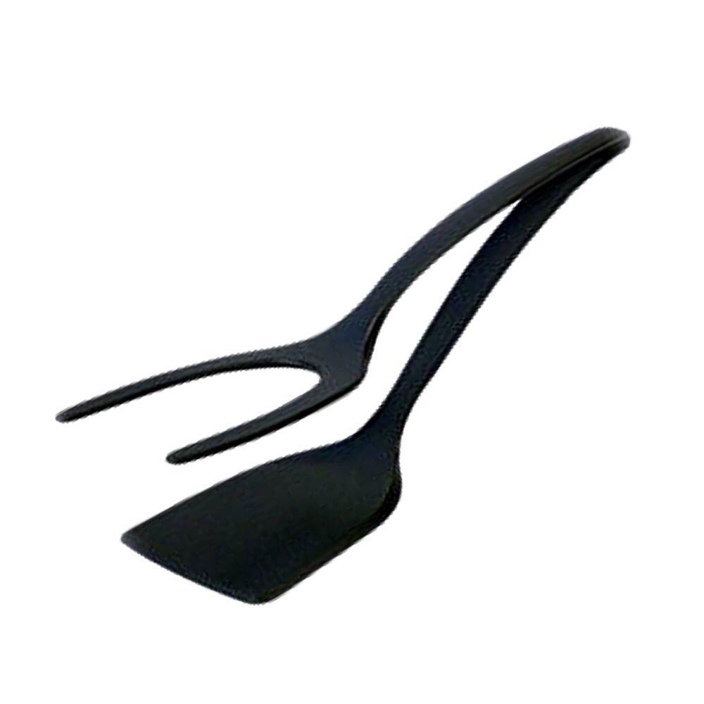 Creative kitchen gadget 2-in-1 for frying eggs, pancakes, toasting bread, and using spatulas and spoons Item Picture