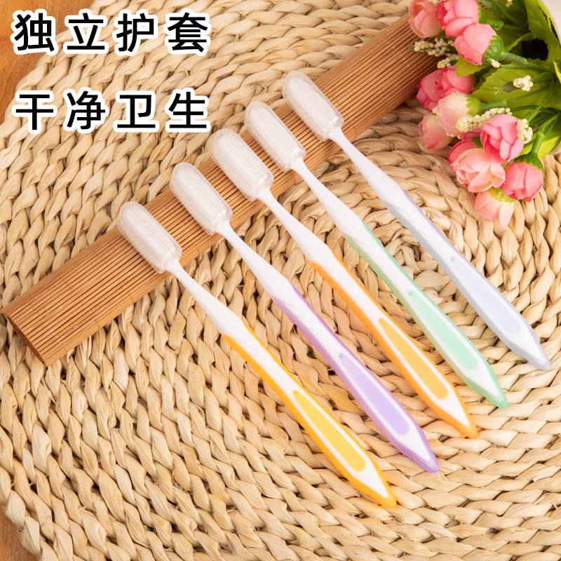 Ai Shukou Silicone Nano Toothbrush 5 Barrels Of Dust Jacket Adult Household Soft Bristle Toothbrush Wholesale Specification drawing