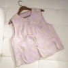 This is a new Chinese-style waistcoat for women in spring and autumn, featuring a retro, high-end, and simple Chinese-style buttoned embroidery jacquard top Item Picture