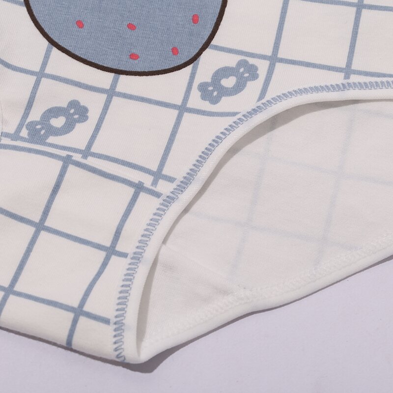Japanese cartoon lovely small fresh middle waist students underwear cotton breathable young girl printed triangle manufacturers wholesale Item Picture